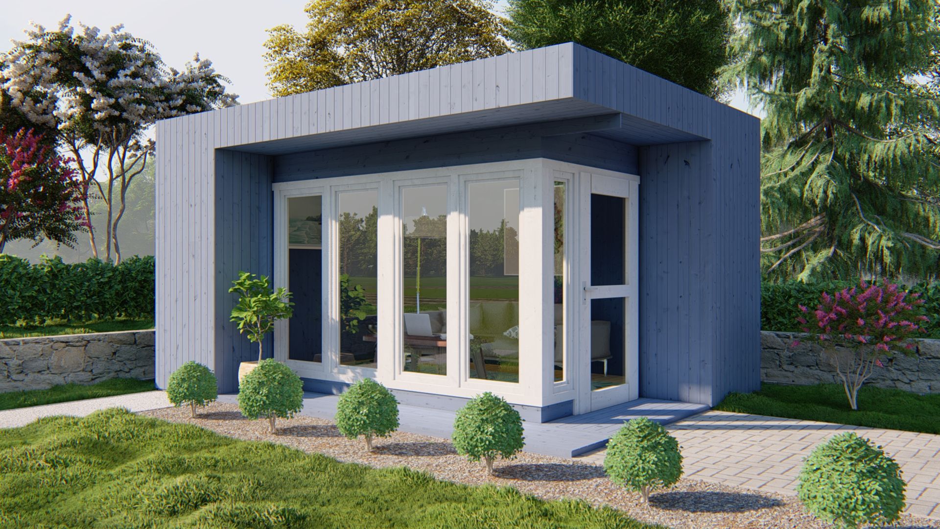 Elin Garden Shed - Log Cabin 19mm