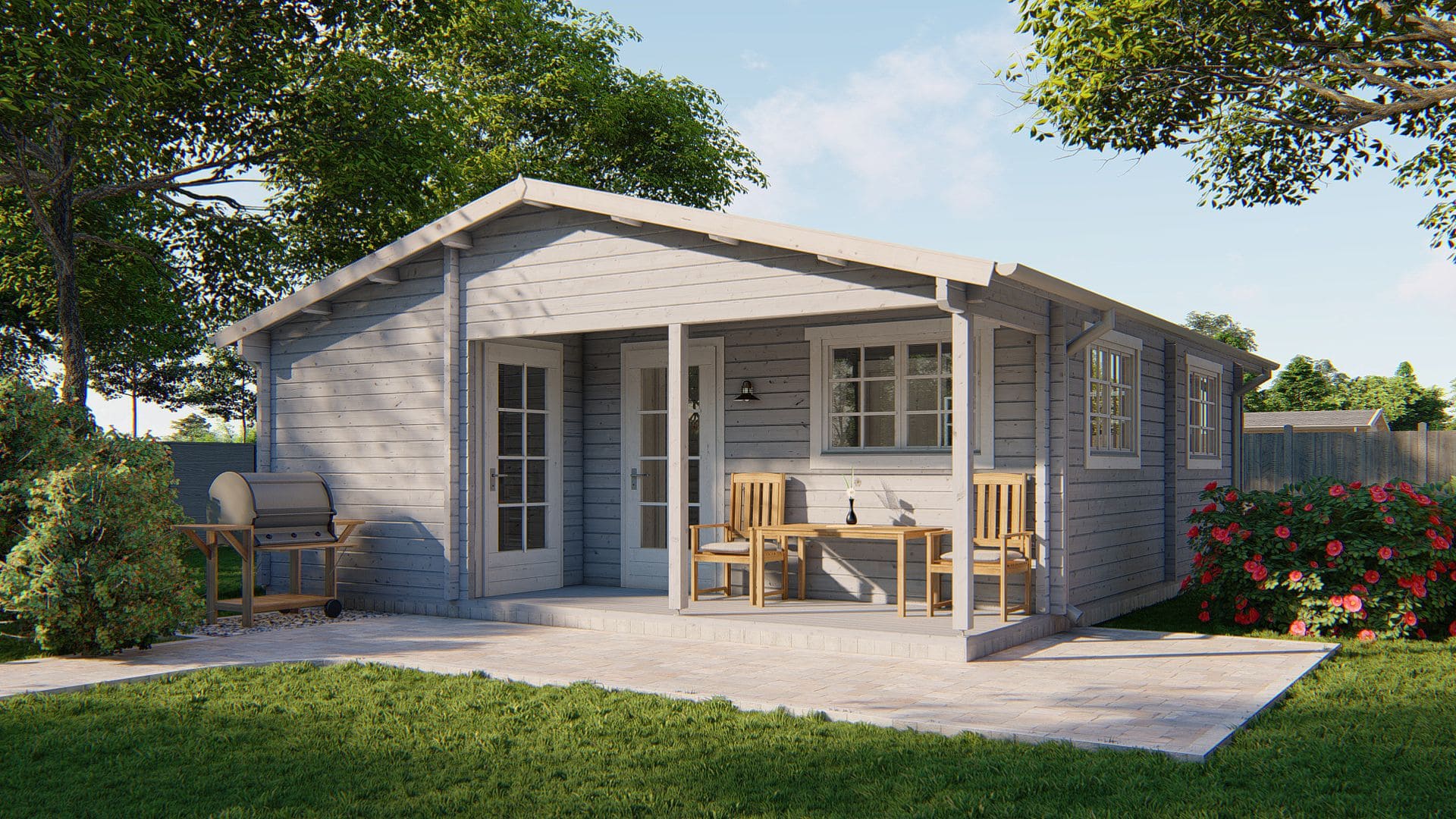 Ardee Garden Shed - Log Cabin 70mm