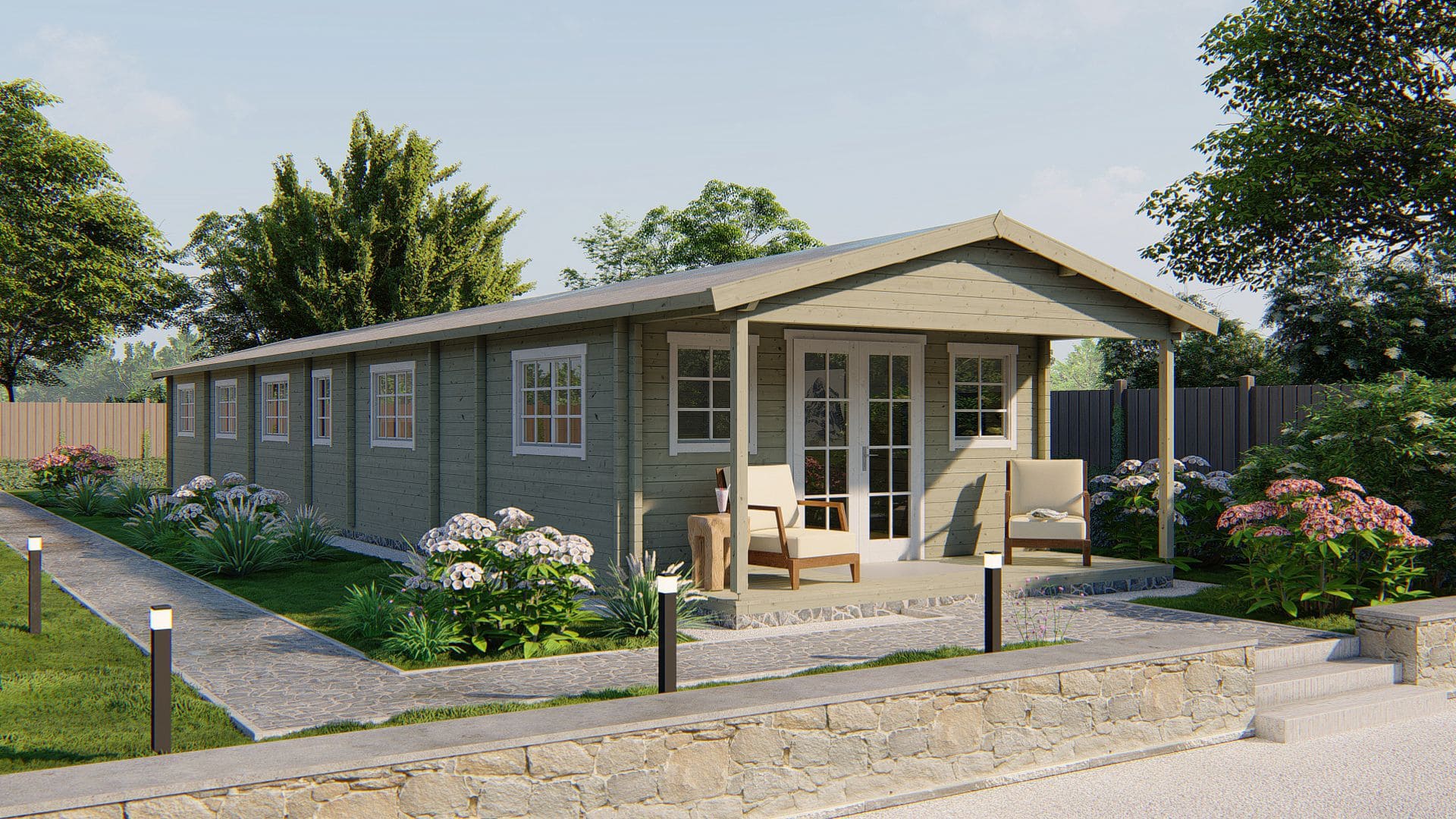 Athy Garden Shed - Log Cabin