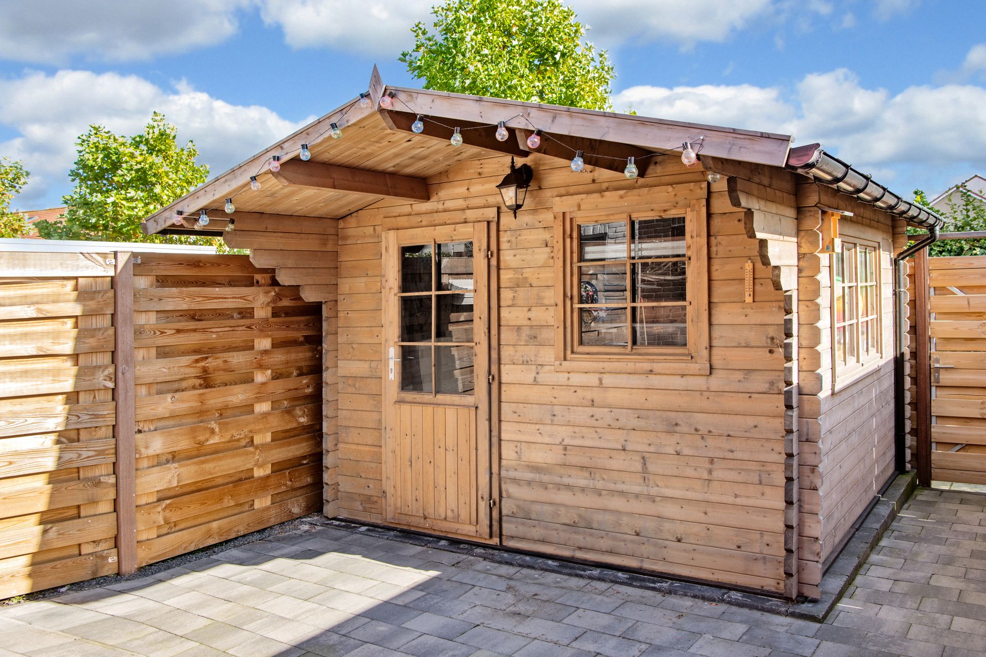 Riho Garden Shed - Log Cabin | 40מ"מ | untreated