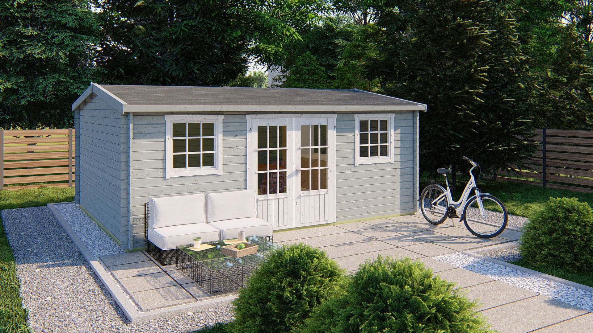 Dianne Garden Shed - Log Cabin 40mm