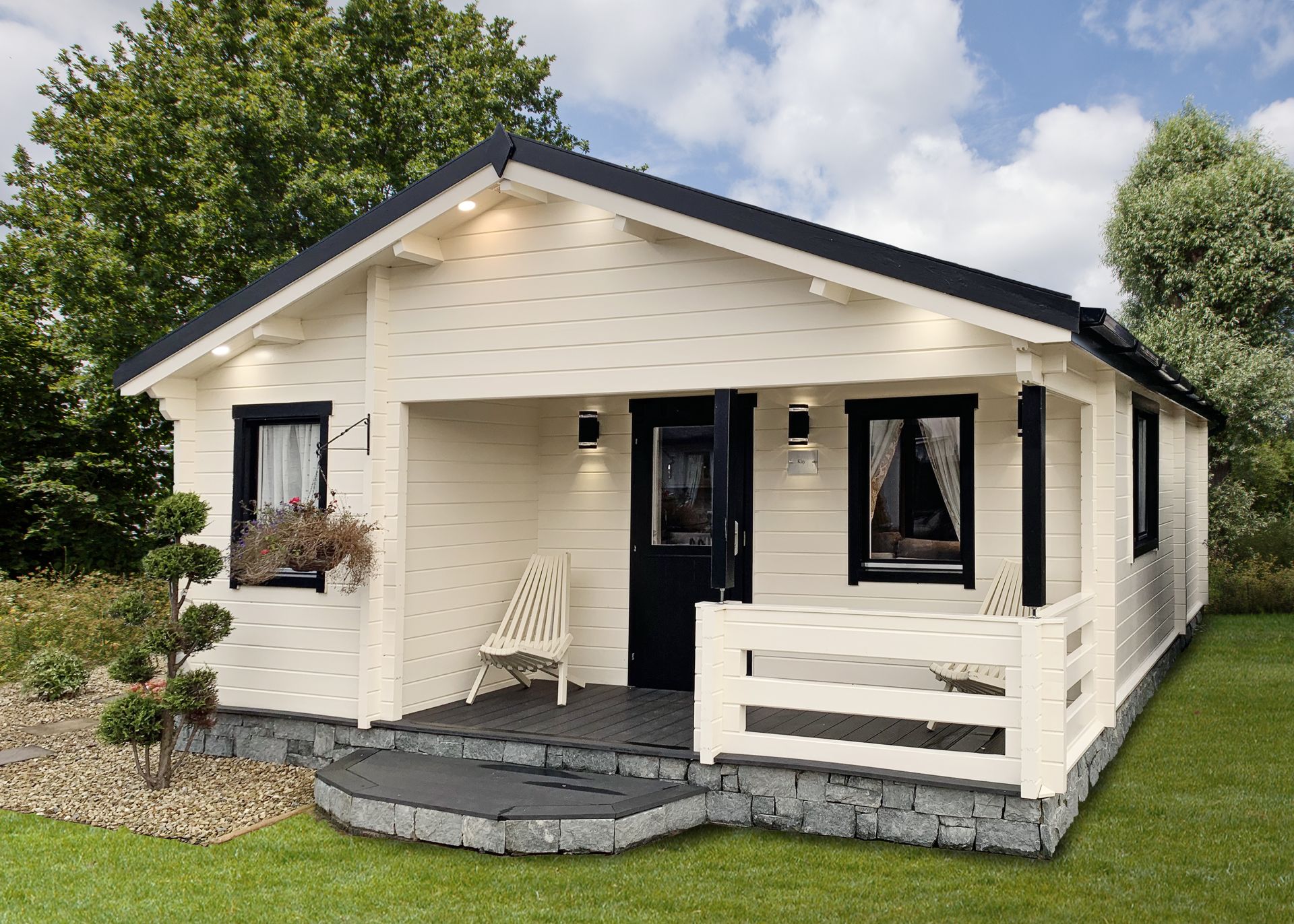 Kay Garden Shed - Log Cabin  70mm  untreated